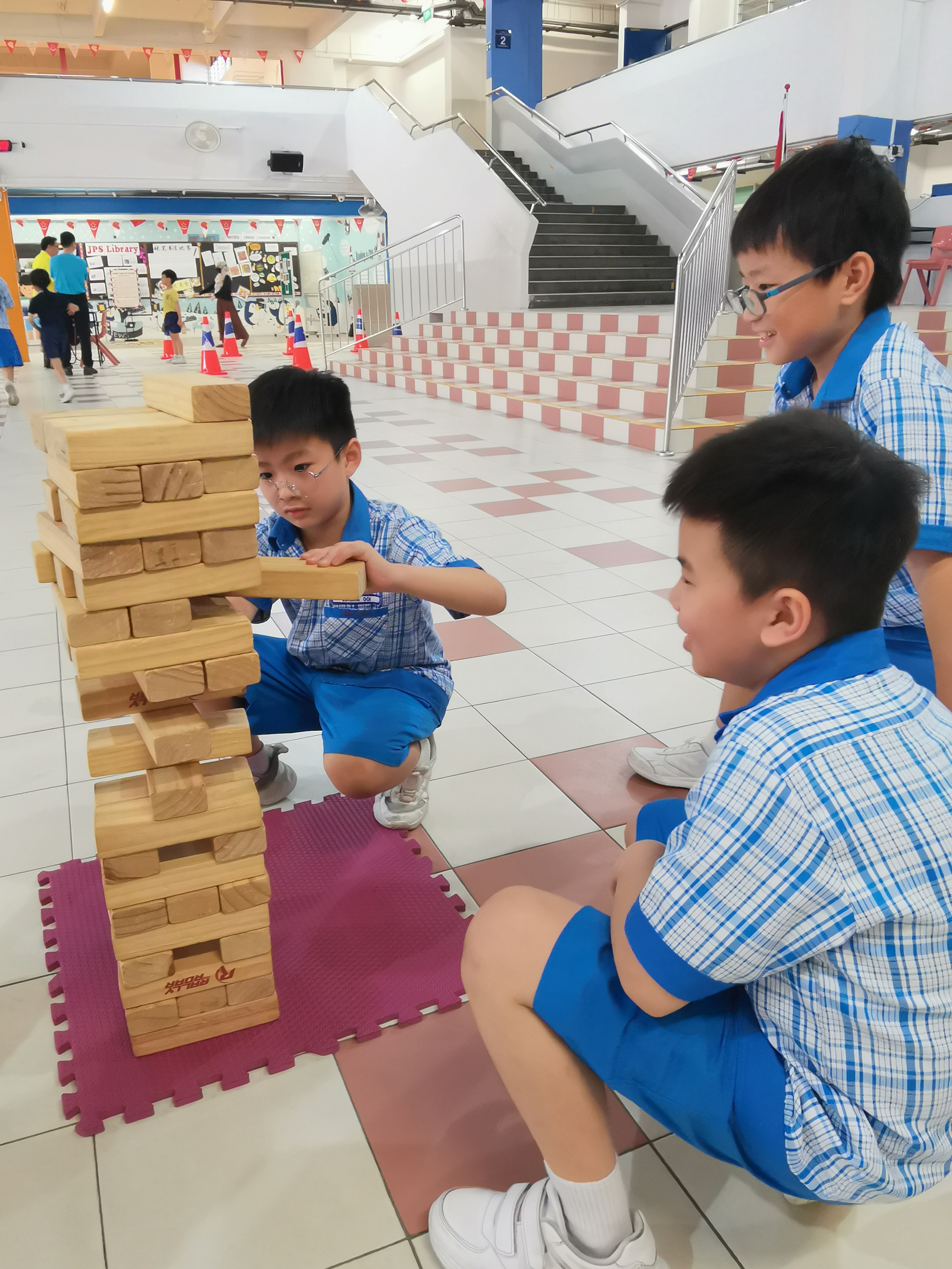 Students playing traditional games during RHD